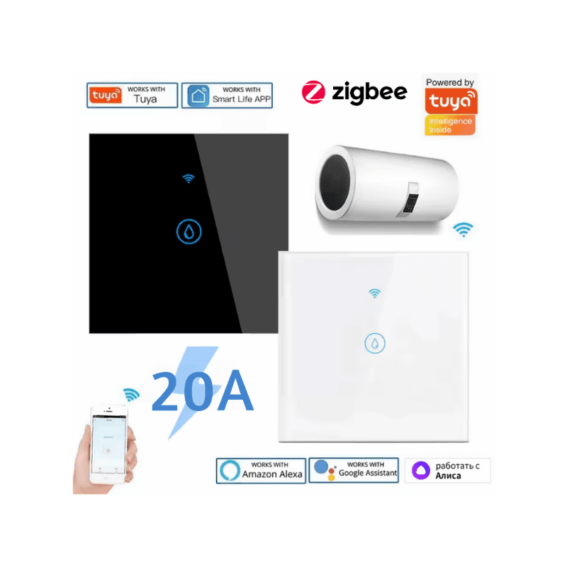 20A Tuya Zigbee Smart Water Heater/AC Switch