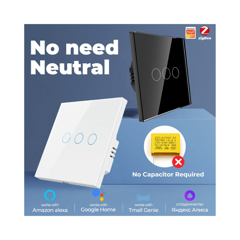 Three Gang Tuya Zigbee Smart Switch Ds103Z