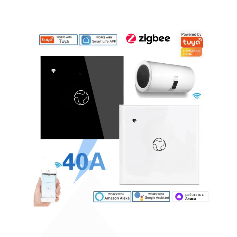 40A Tuya Zigbee Smart Water Heater/AC Switch