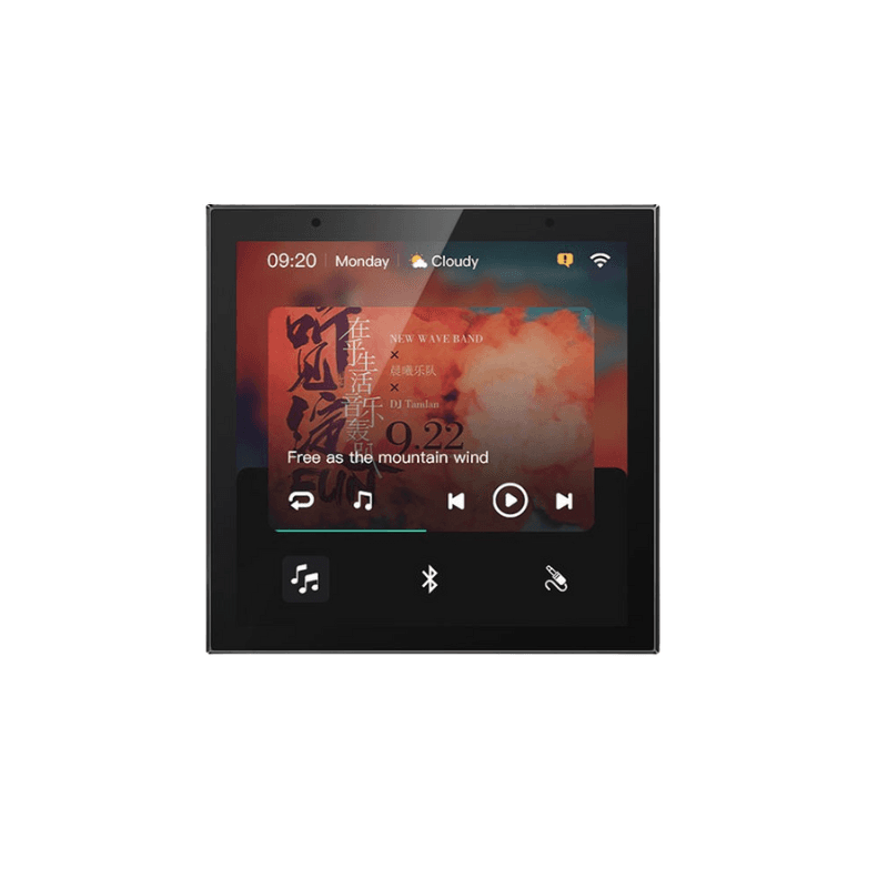 4 Inch Android Zigbee Gateway, Bluetooth audio in Wall Amplifier Control (F4-4)