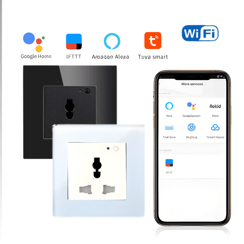 Tuya Single Wall Wifi Socket Type 1