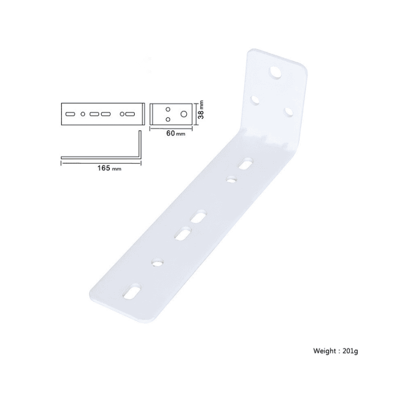 Wall Mount Bracket For Dual Layer Automatic Electric Curtain Rail