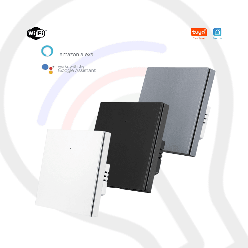 One Gang Tuya WiFi Press Button Switch DS